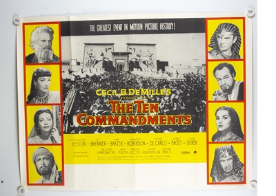 Lot 397 - The Ten Commandments (1956) Quad Poster