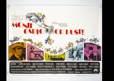 Lot 400 - Monte Carlo Or Bust (1969) UK Quad poster