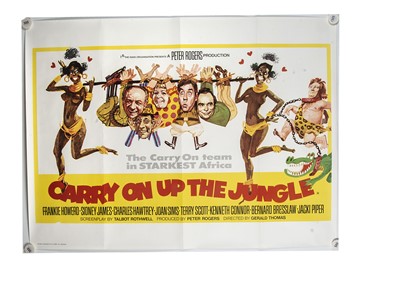 Lot 404 - Carry On Up The Jungle (1970) Quad Poster