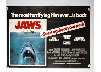 Lot 405 - Jaws (1975) Quad Poster