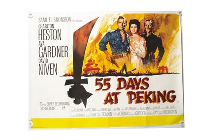 Lot 408 - 55 Days At Peking (1958) Quad Posters