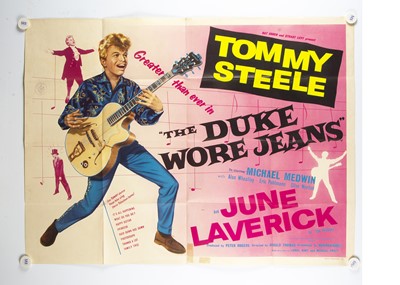 Lot 415 - The Duke Wore Jeans (1958) Quad Poster