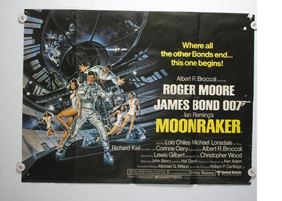 Lot 423 - Moonraker (1979) James Bond UK Quad poster