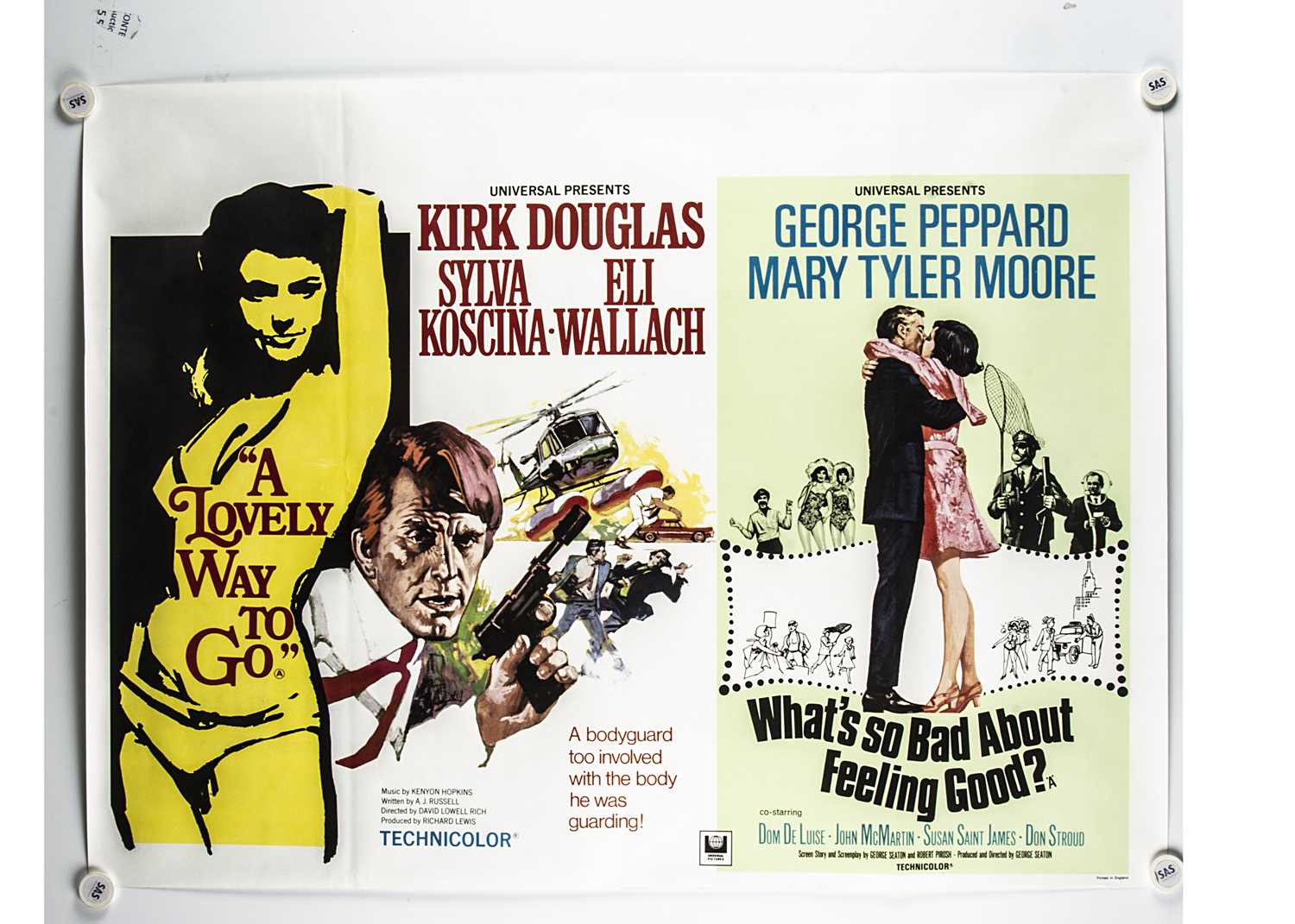 Lot 428 - Double Bill Quad Posters