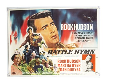 Lot 440 - Battle Hymn (1957) Quad Poster