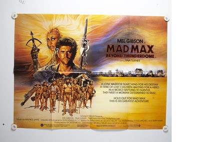 Lot 450 - Mad Max Beyond Thunderdome (1985) Quad Poster