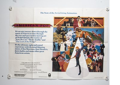 Lot 453 - American Pop (1981)) Quad Poster