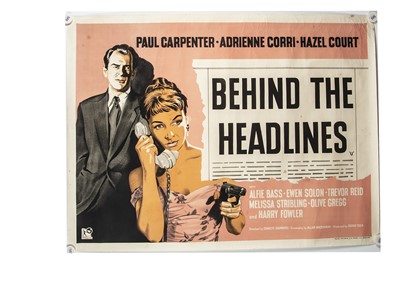 Lot 457 - Behind The Headlines (1956) Quad Poster