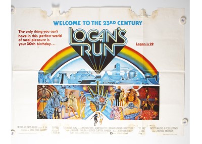 Lot 461 - Logan's Run (1976) UK Quad Poster