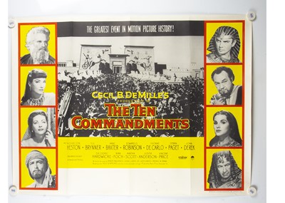 Lot 474 - The Ten Commandments (1956) Quad Poster