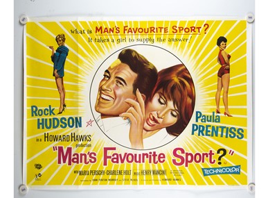 Lot 475 - Man's Favourite Sport (1964) Quad Posters