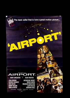 Lot 486 - Airport (1970) Bus Stop Poster