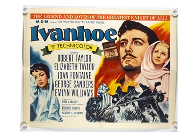 Lot 491 - Ivanhoe / Knights of the Round Table Film Posters