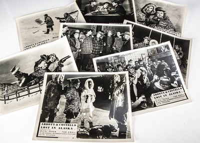 Lot 503 - Abbott and Costello / Lost In Alaska Lobby Cards / Front of House Stills