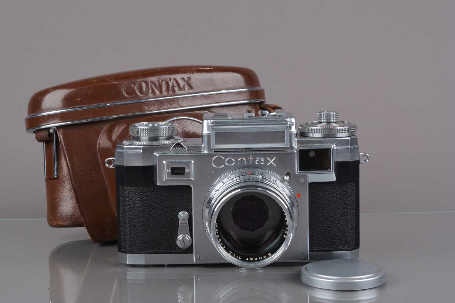 Lot 159 - A Zeiss Ikon Contax IIIa Rangefinder camera