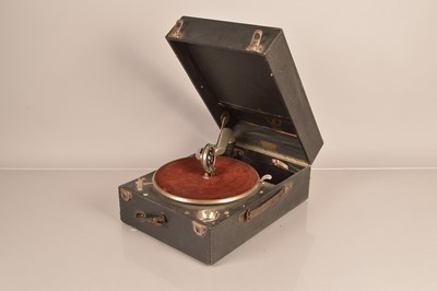 Lot 6 - Portable gramophone