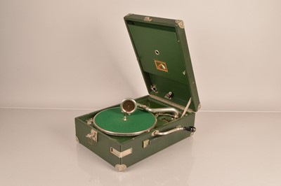 Lot 18 - Portable gramophone