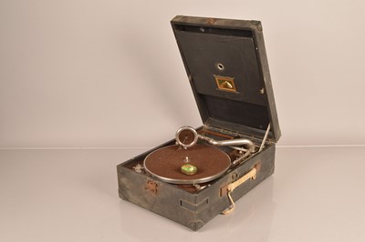Lot 37 - Portable gramophone