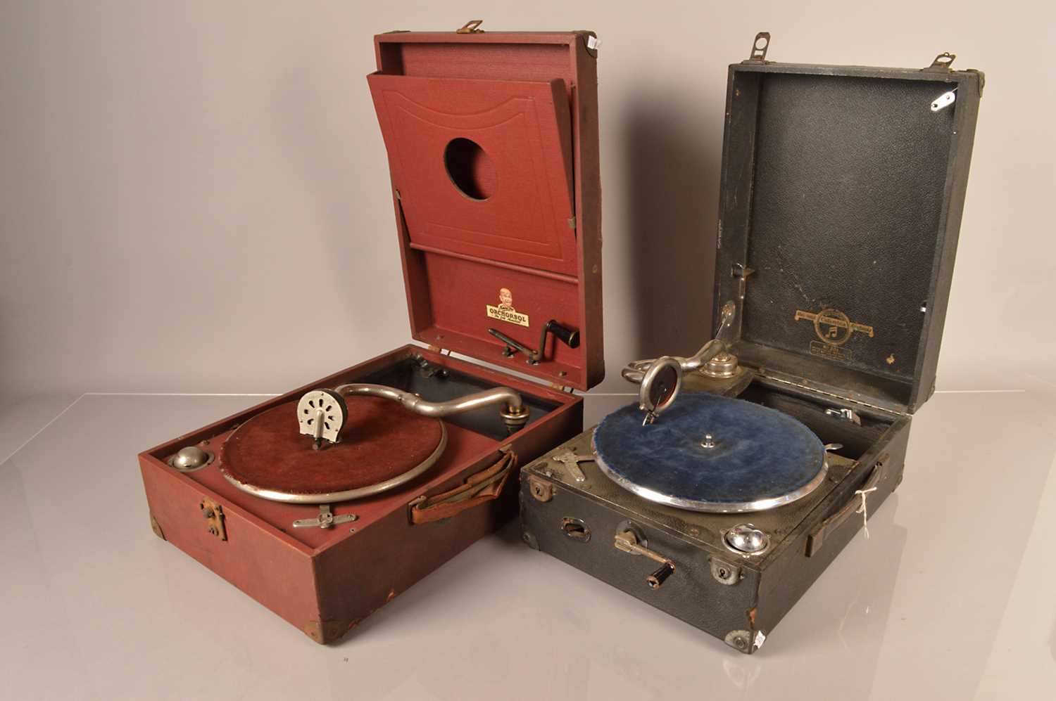Lot 40 - Portable gramophones
