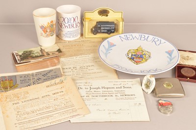 Lot 64 - An assortment of Newbury related items