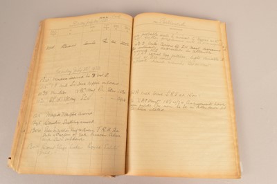 Lot 77 - A Signal Log Book for His Majesty's Yacht Victoria & Albert 1932-1934