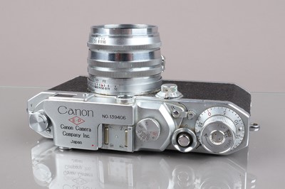 Lot 189 - A Canon IVSB (IVS2) Rangefinder Camera