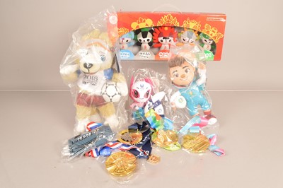 Lot 176 - An assortment of Olympic and Football Merchandise