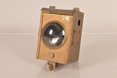Lot 213 - A Peninsular & Oriental brass lamp