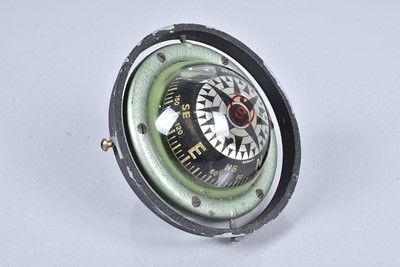 Lot 219 - A German Gimbal Ships Compass