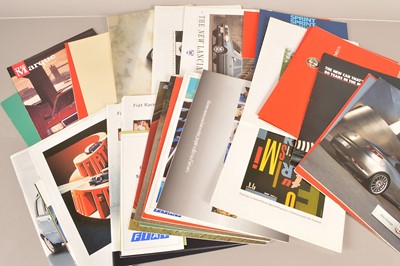 Lot 221 - A collection of Italian Car Manufacturing Brochures and Magazines