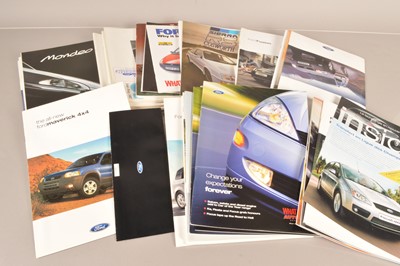 Lot 222 - An extensive collection of Ford Car Brochures