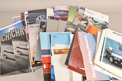 Lot 223 - A good selection of German and American Car Brochures