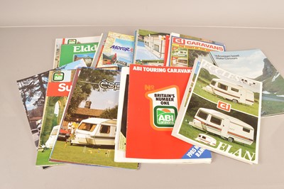 Lot 228 - A collection of Caravan and Motorhome brochures and magazines