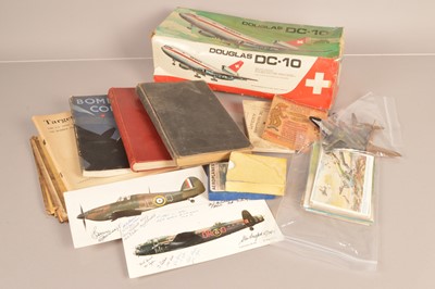Lot 229 - An assortment of Aviation items