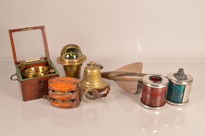 Lot 236 - An assortment of Maritime items