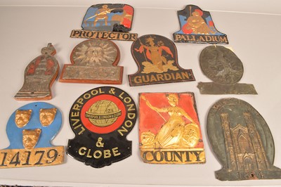 Lot 244 - A collection of vintage Fire Insurance Marks
