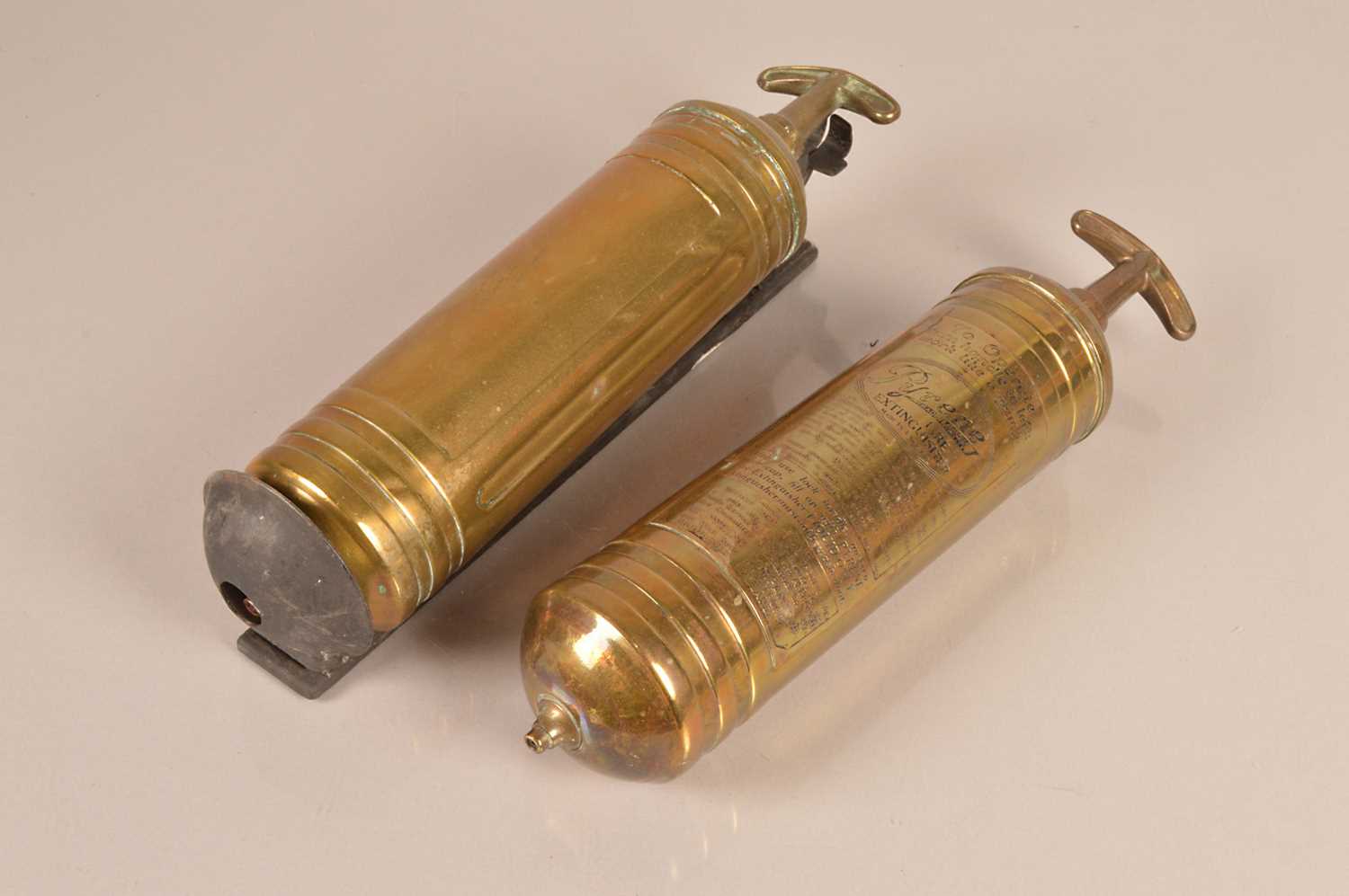 Lot 253 - Two Pyrene fire extinguishers,