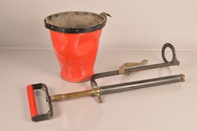 Lot 254 - A Victorian Leather Fire Bucket