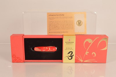 Lot 265 - Victorinox - Limited Edition 'Year of the Rat' 2020