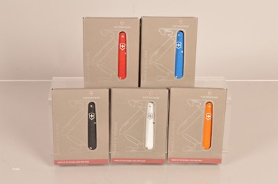 Lot 285 - Victorinox - Cadet 5 Colours Series