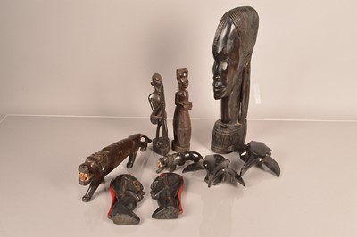 Lot 341 - A collection of mid/late 20th Century Ethnic tourist figures