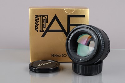 Lot 221 - A Nikon AF Nikkor 50mm f/1.4 Lens