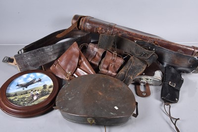 Lot 393 - A good collection of leather belts and pouches