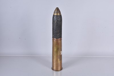Lot 394 - An inert WWI 18lb shell