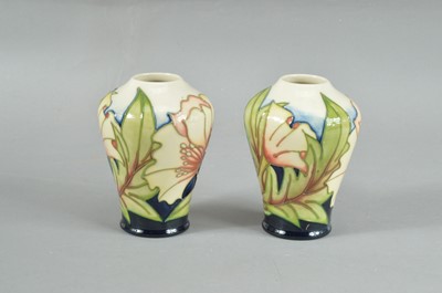 Lot 8 - Two modern Moorcroft pottery vases