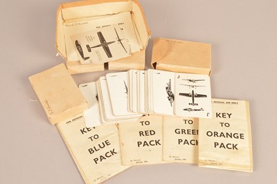 Lot 452 - A set of WWII Air Ministry Aircraft Recognition cards