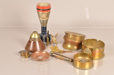 Lot 460 - An assortment of trench art