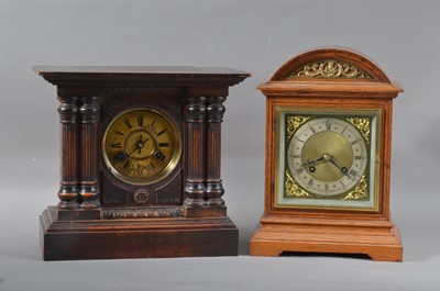 Lot 222 - A late 19th century French mantel clock