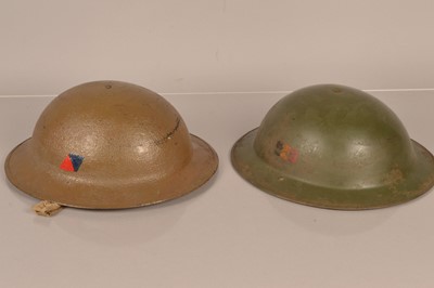 Lot 525 - A War Period Royal Artillery Anti-Battery Brodie Helmet