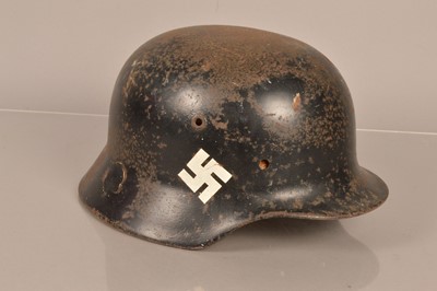 Lot 526 - A German M42 Double Decal Helmet